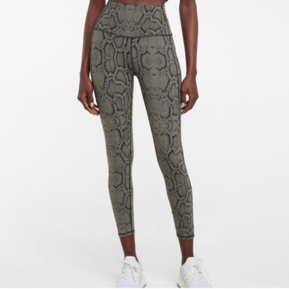 Varley High Rise Animal Print Snake Print Legging Size S